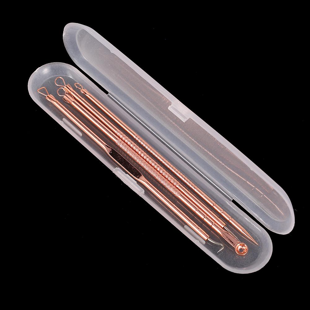 4PCSSet Stainless Steel Blackhead Acne Blemish Pimple Removal Needle Kit Tool