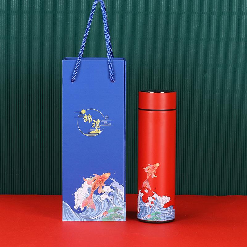Gift Stainless Steel Smart Insulated Mug Double Vacuum Straight Mug Gift Mugs