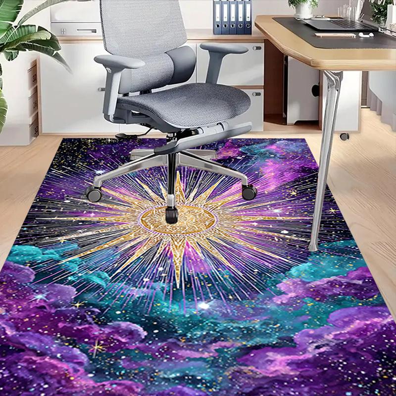 1PC Cosmic Sun Extra Large Non Slip Floor carpet, Office, family, Studio   Large Area Rug Indoor Rugs, Bold Statement Piece
