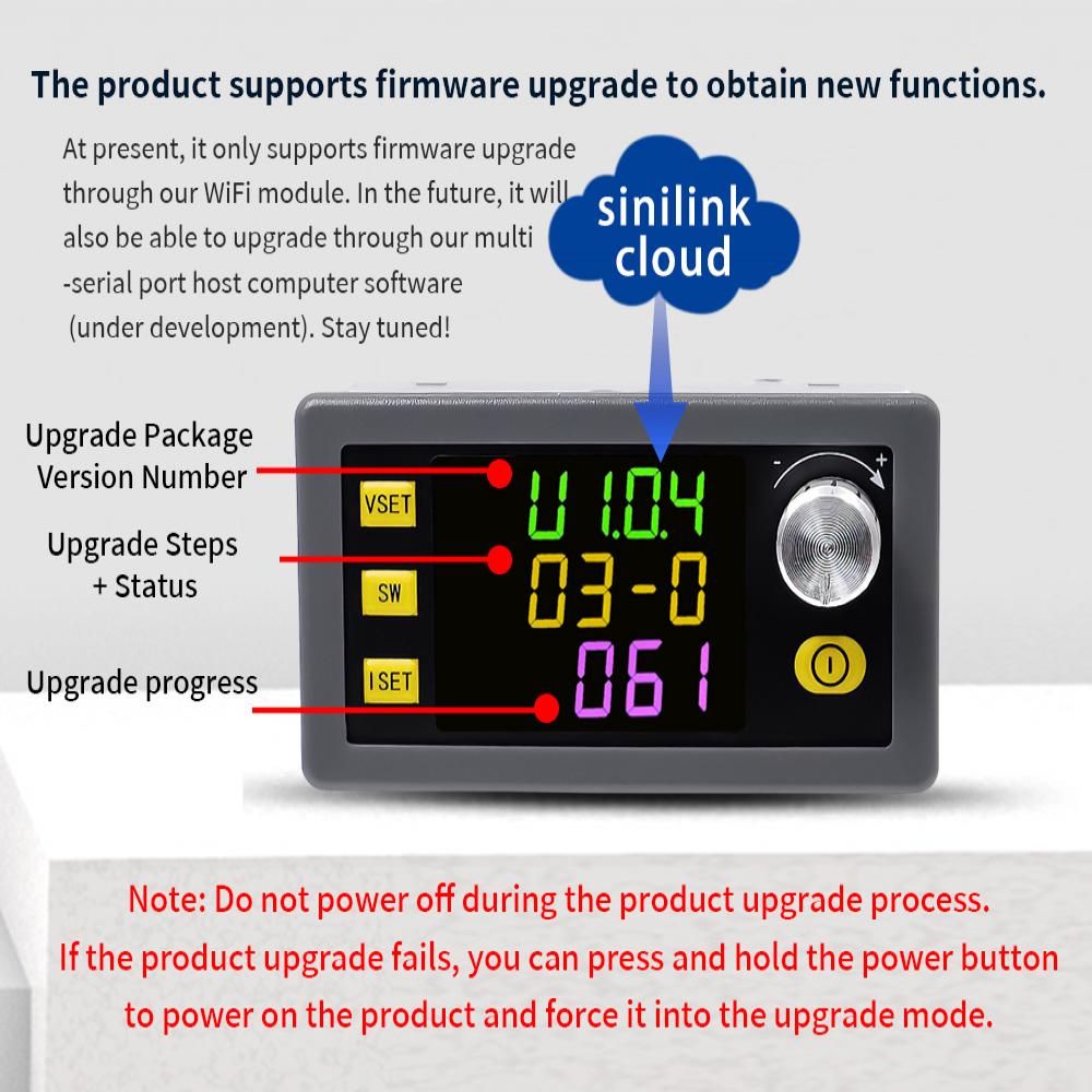 SK60 5A MPPT CC CV Power Supply Voltage Regulator WiFi RS485 Modbus Buck Boost Converter Solar Charging Module