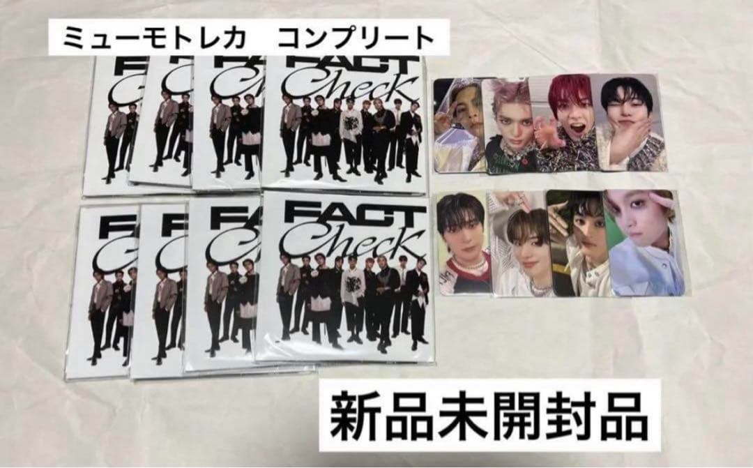 

[USED] Fact Check Mu-Mo Trading Card Complete Set Irritill NCT127 8 CDs