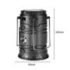 3 Lighting Modes Camping Lamp Solar Powered Flashlight Portable Tent Lamp Rechargeable Lantern Night Light For Outdoor Hiking