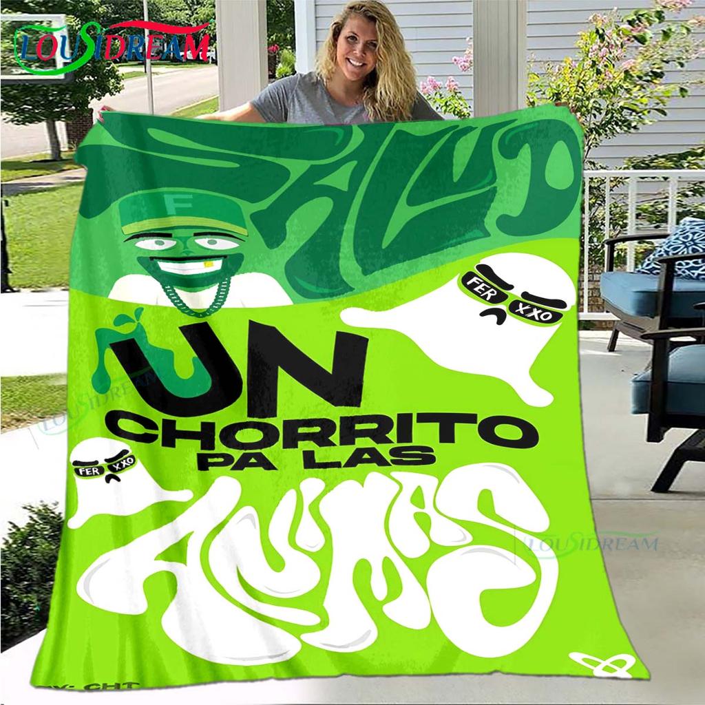 100% Polyester Pop Singer F-Ferxxo Four Seasons Blanket Sofa Cover Travel Bed Plush Blanket Travel Office Break Blanket Gift