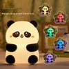 Customizable Seven-Color Rechargeable Silicone Panda Night Light