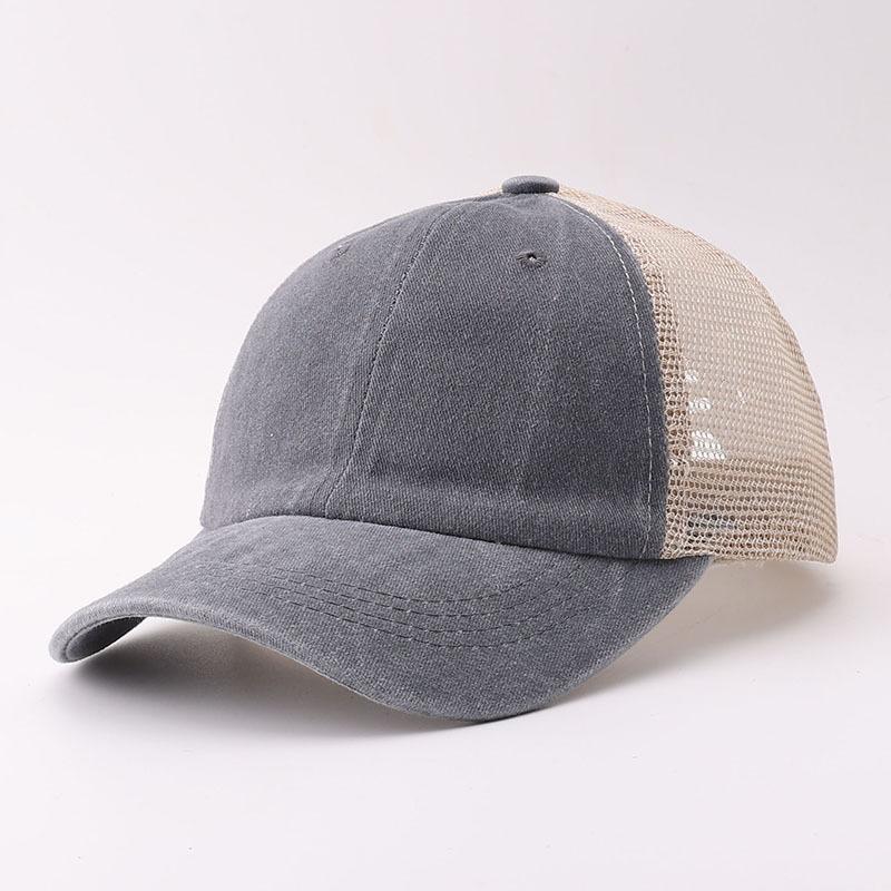 Classic Cowboy Truck Driver Baseball Cap American Mesh Breathable Shade Cap Spot