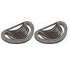 20Pcs Sanding Belt Abrasion Resistant Antistatic Washable Long Lasting Sanding Sanding Belt Pack for Wood Rubber Metal