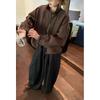 Damen Frühling/Herbst Lässige Kurze Amerikanische Vintage Stehkragen Jacke, Leichte Baseballjacke, Damen Oberbekleidung