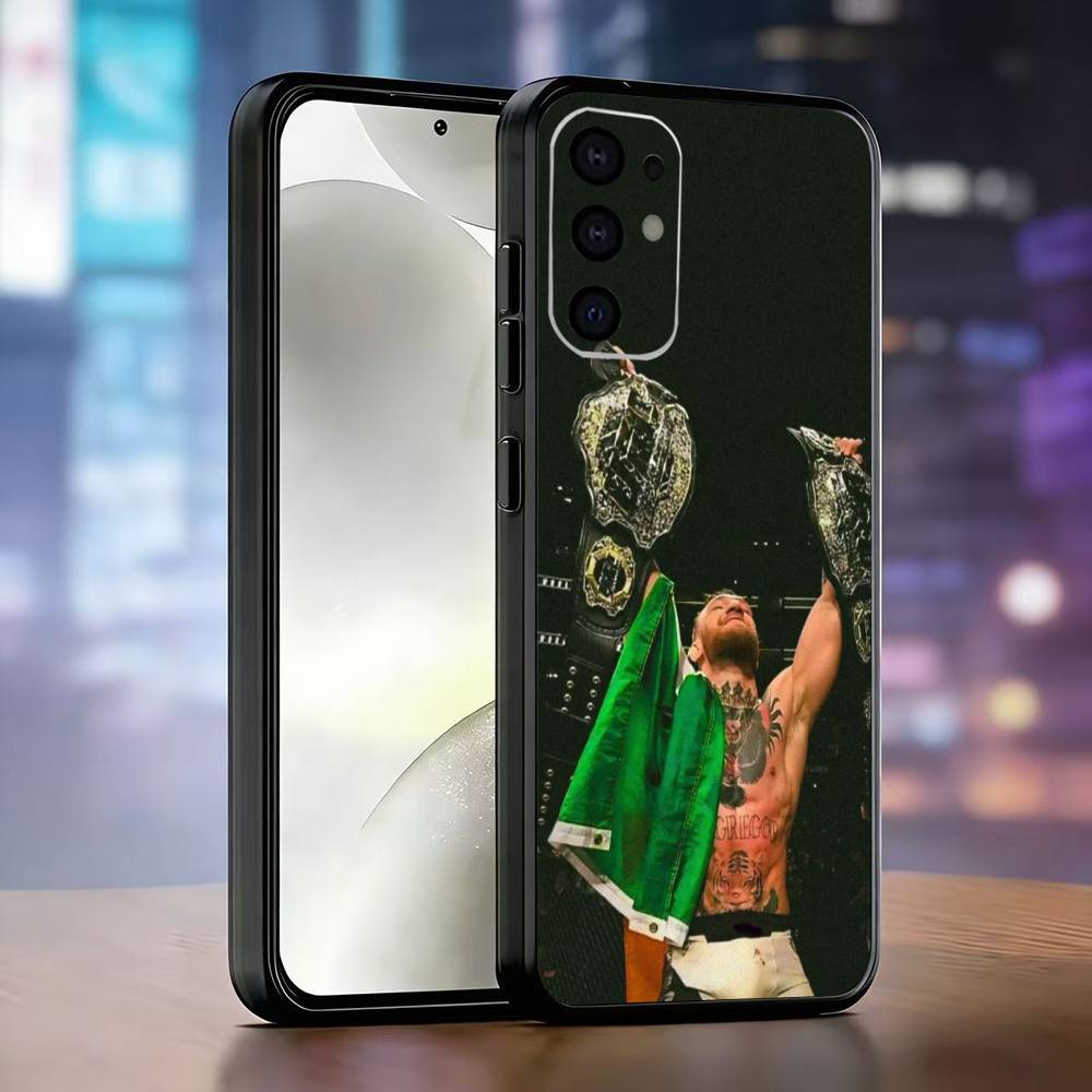 Conor McGregor Boxing Phone Case For Samsung S25,S24,S21,S22,S23,S30,Ultra,S20,Plus,Fe,Soft Silicone Black Cover