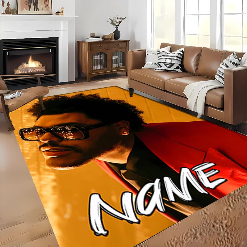 Custom personalization The Weeknd Area Rug - Perfect For Kitchen, Bathroom,Laundry Room Decor Large Size Available,Gift All Seasons