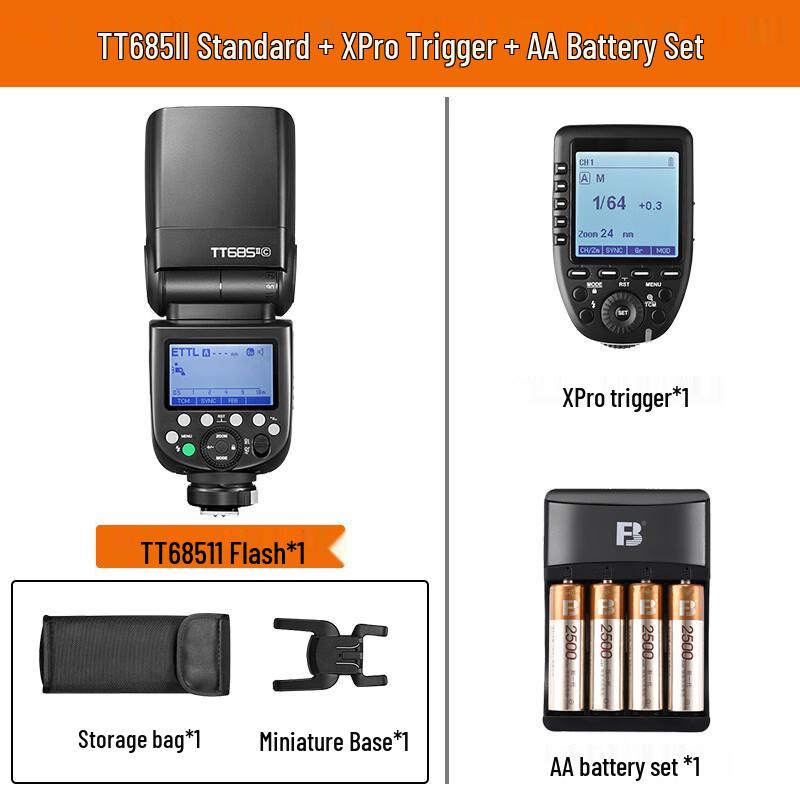 

Godox TT685II II-Generation Flash Kit for Sony