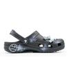 Crocs Classic clog Graffiti Party EVA Personality Street Hole Shoes Unisex Black