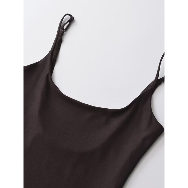 Kaslead New Arrival Women's Clothing Fashion Style Fashion Tight Stretch Nylon Midi Skirt Dress 7901343