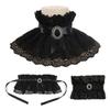 Medieval Colonial Chokers Ruffle Lace Neck Collar Detachable Collar Necklace