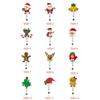 Snowman Elk Christmas Badge Reel Santa Claus ID Card Holder  Doctor Student
