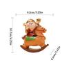 God Of Wealth Statue Chinese New Year Desktop Decoration Resin Lucky Rocking Horse Ornament Spring Festival Gifts