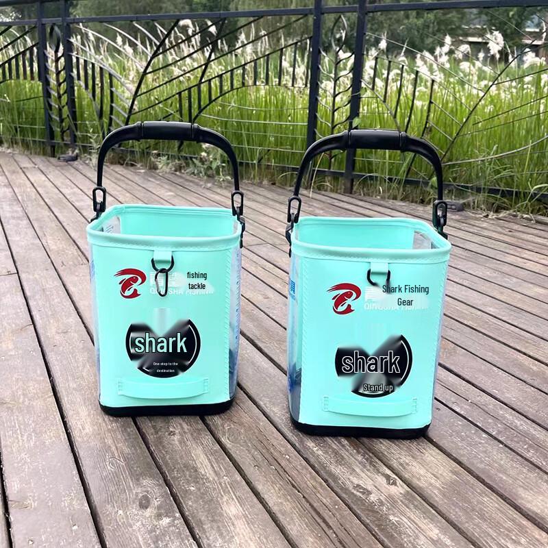 Longzhan Thickened EVA Folding Live Fish Bucket
