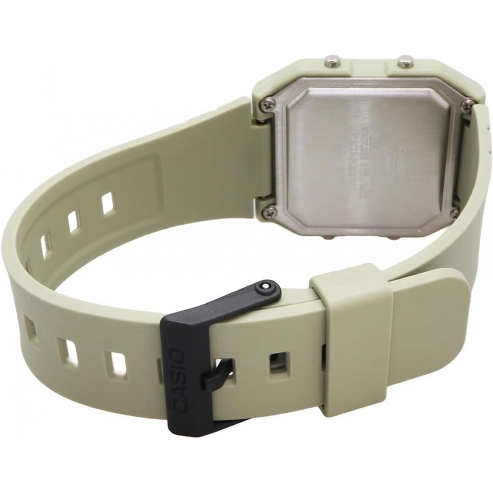 Casio Standard Digital Analog Wristwatch Light Moss Green Unisex Lf 20w 3a