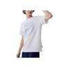 Puma Letter Logo Print Pullover Round Neck Short Sleeve T-Shirt Unisex T-Shirt White 683446-02