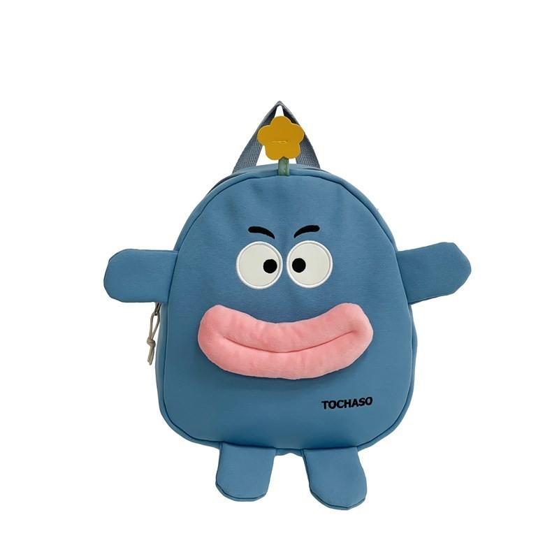 Adorable Japanese Style Cartoon Backpack Breathable Cotton Large Capacity School Bag For Kids