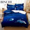 White Tiger Bedding Set 3Pcs Duvet Cover Soft Comfortable Breathable For Bedroom Guest Room Decor
