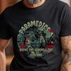 Zombie Paramedic Halloween Tee: Funny EMT, Horror Medic Shirt
