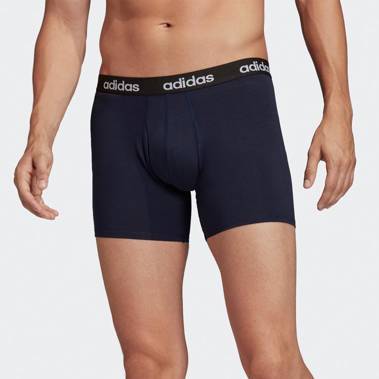 adidas Stretch Boxer Briefs 3-Pack Men Underwear Navy-Blue FS8394
