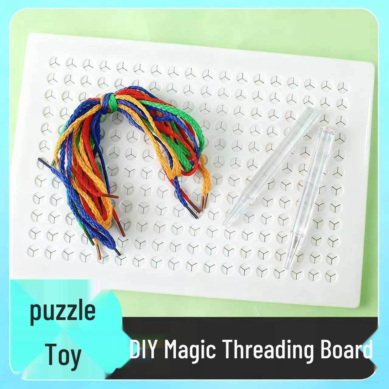 Ma Liang s Magic Brush Threading Board: Early Education Puzzle Blocks for Developing Children s Intelligence