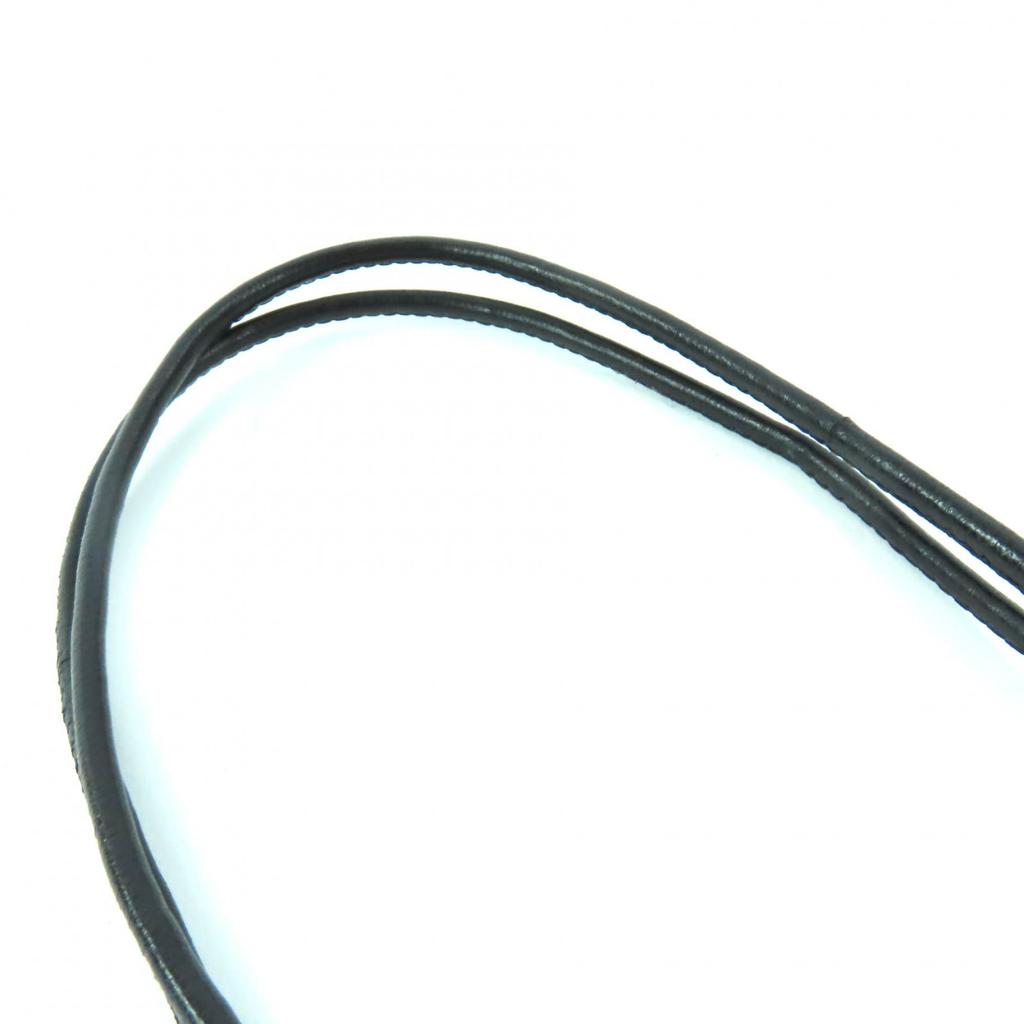 Pristine SAINT LAURENT PARIS Shoulder Bag Black Leather Women 802728 Used