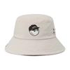 MALBON GOLF New Basic Logo Bucket Hat Beige