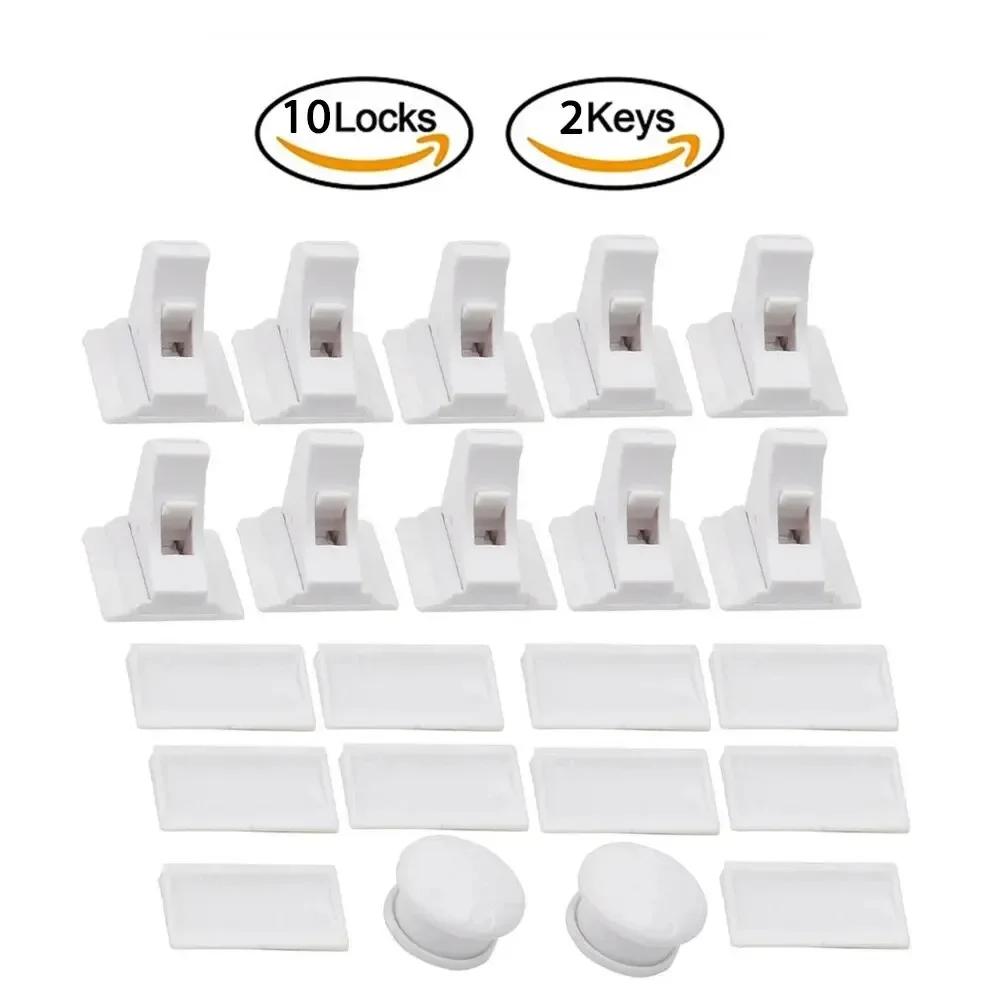 Magnetic Children's safe Lock  Keep Your Kids Safe with Ideal Drawer & Cabinet Door Safety For Babies Toddlers & Children