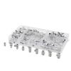 115Pcs Metal Zerk Grease Nipple Fittings Assortment Metric Hydraulic Grease Fitting for Replacing Missing Broken Fitting