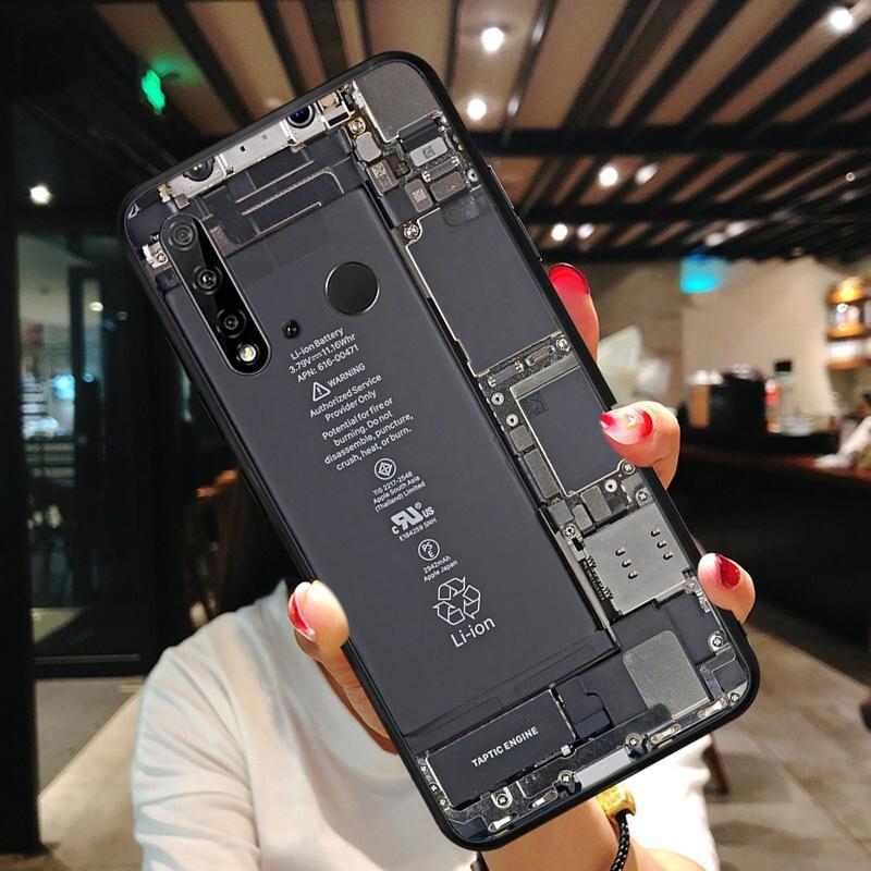 Baterie Obvodová deska Pouzdro na telefon Huawei P50 Pro P30 P40 Lite P40Pro P20 lite Mate 20 Pro Nova Y70 Y90 9 SE P Smart Funda