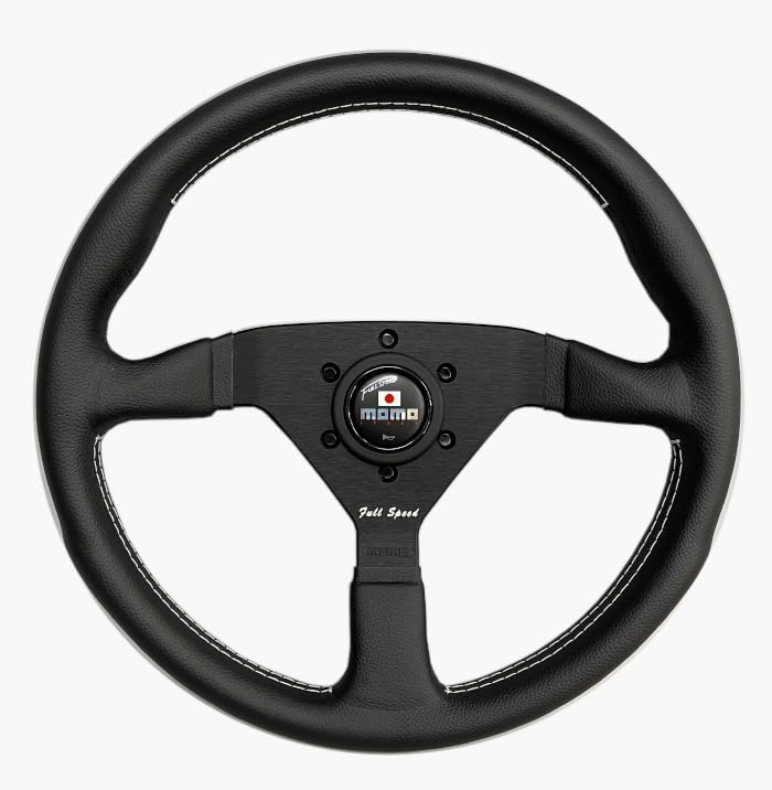 MOMO FULL SPEED WINNERS GRAND PRIX FS348 BK Full Speed Steering Flat Diameter Wheel, Type, 34.8mm