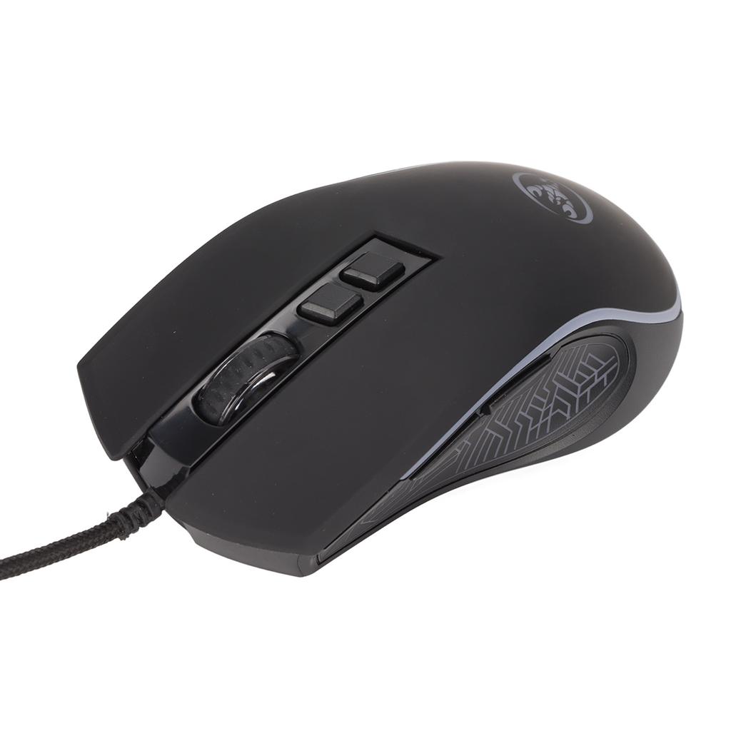 Mechanical Mouse Colorful Shine   3600dpi RGB Ergonomic Wired Game Mouse for Notebook Computers