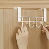 Iron Back Door Hooks White Door Towel Hanger Bathroom Accessories Door Hanger Rack  Home Storage