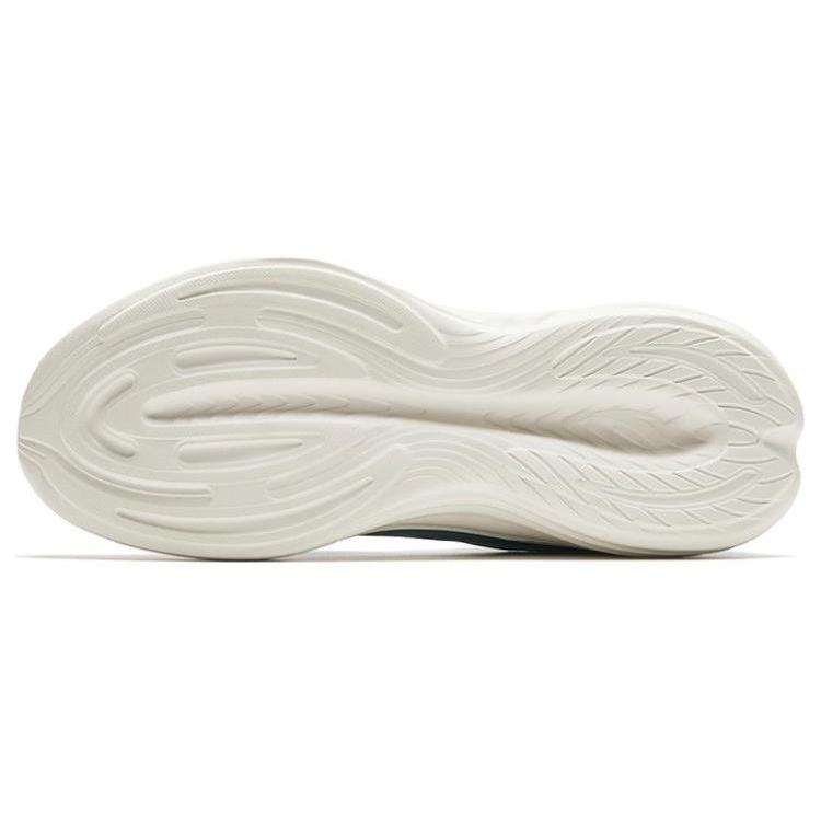 New Anta Lingyun 4 Lightweight Wear resistant And Non slip Low Top Running Shoes Men's White Cyan 912415532-3