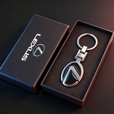 1Pc Car Key Chain Keyring Pendant Metal Keychain Holder Accessories For RX 300 IS 250 300 GX 400 460 UX 200 NX LX GS ES SC
