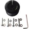 Winch Stopper ATV-SCHS Cable Hook Rubber Stopper Winch Line Saver with Allen Wrench for ATV UTV Winches(Black)