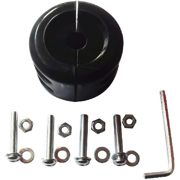 Winch Stopper ATV-SCHS Cable Hook Rubber Stopper Winch Line Saver with Allen Wrench for ATV UTV Winches(Black)
