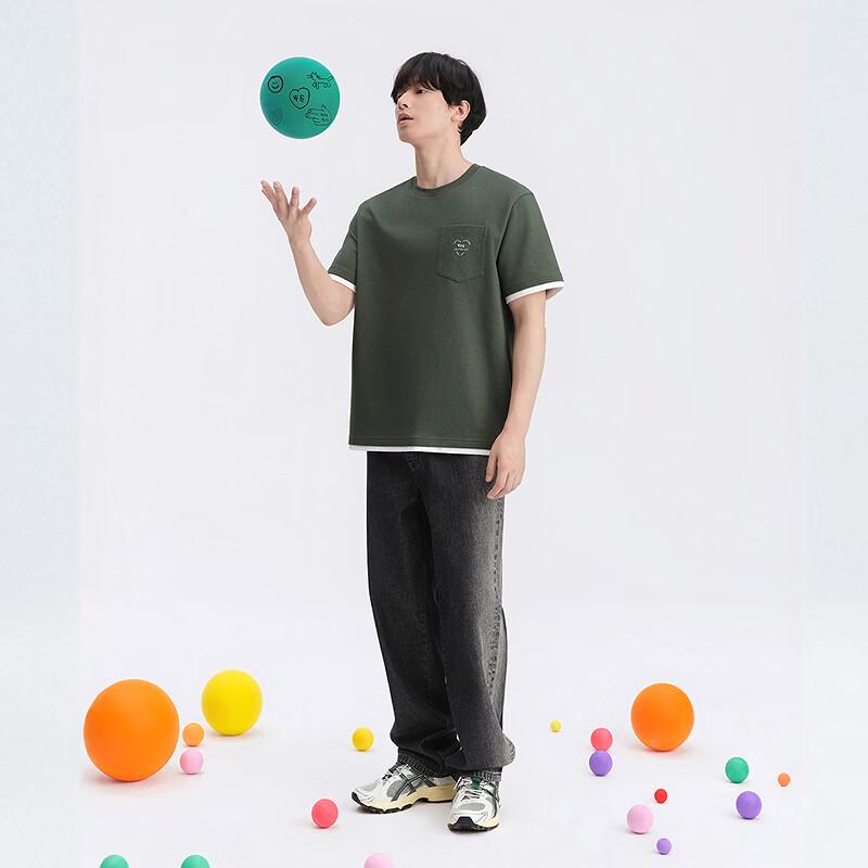 GXG Men's Lyocell Blend Side Gradient Straight Jeans