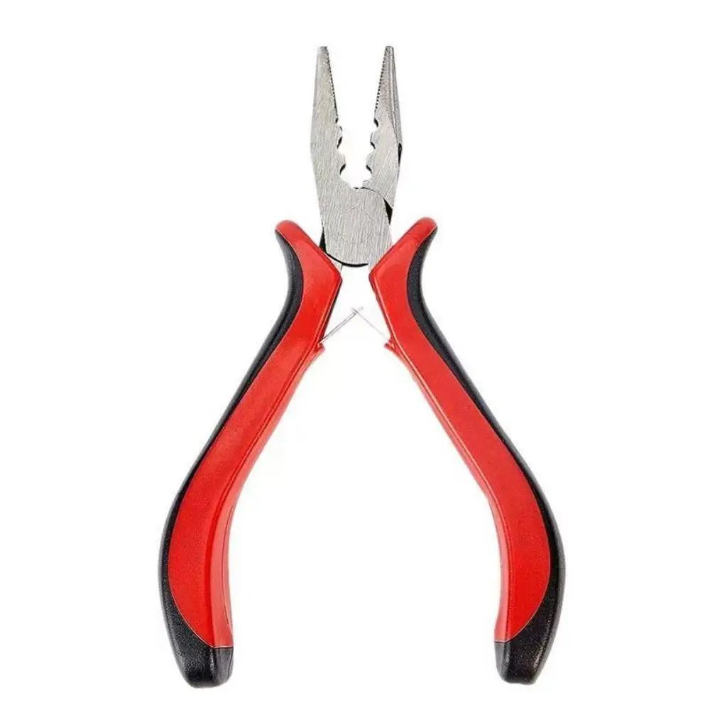 Professional Hair Extension Pliers Steel Tongs 3 Holes Pliers Durable Steel Puller for Nano or Micro Ring