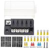 32V 4-Way Compact Fuse Box With Single Input and 4 Outputs For ATO or ATC Fuses