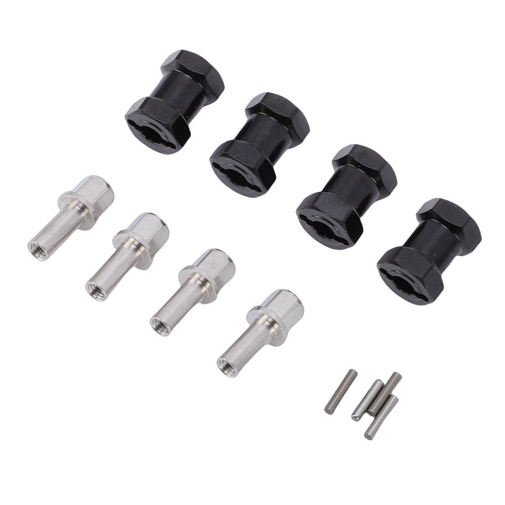4pcs 18mm Wheel Spacers Fit for Scx10 1Celsius10 RC Crawler Car Brass Wheel Hubs Extension Drive Adapter