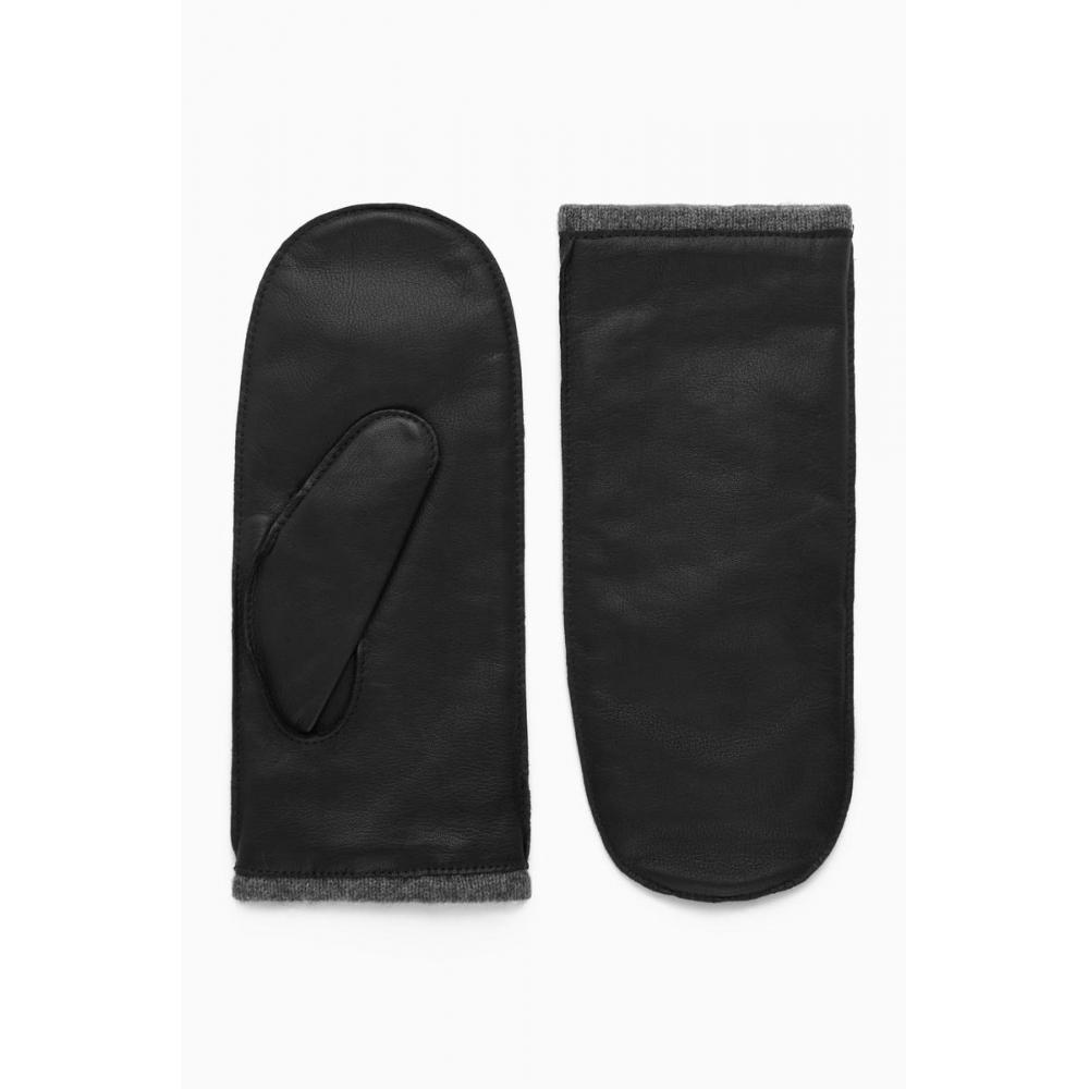 COS Mănuși din piele căptușite cu cașmir japonez