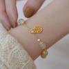 Fashion Exquisite Imitation Crystal Bracelet For Women Fu Character Lucky Blessing Bracelet Auspicious Jewelry Gifts