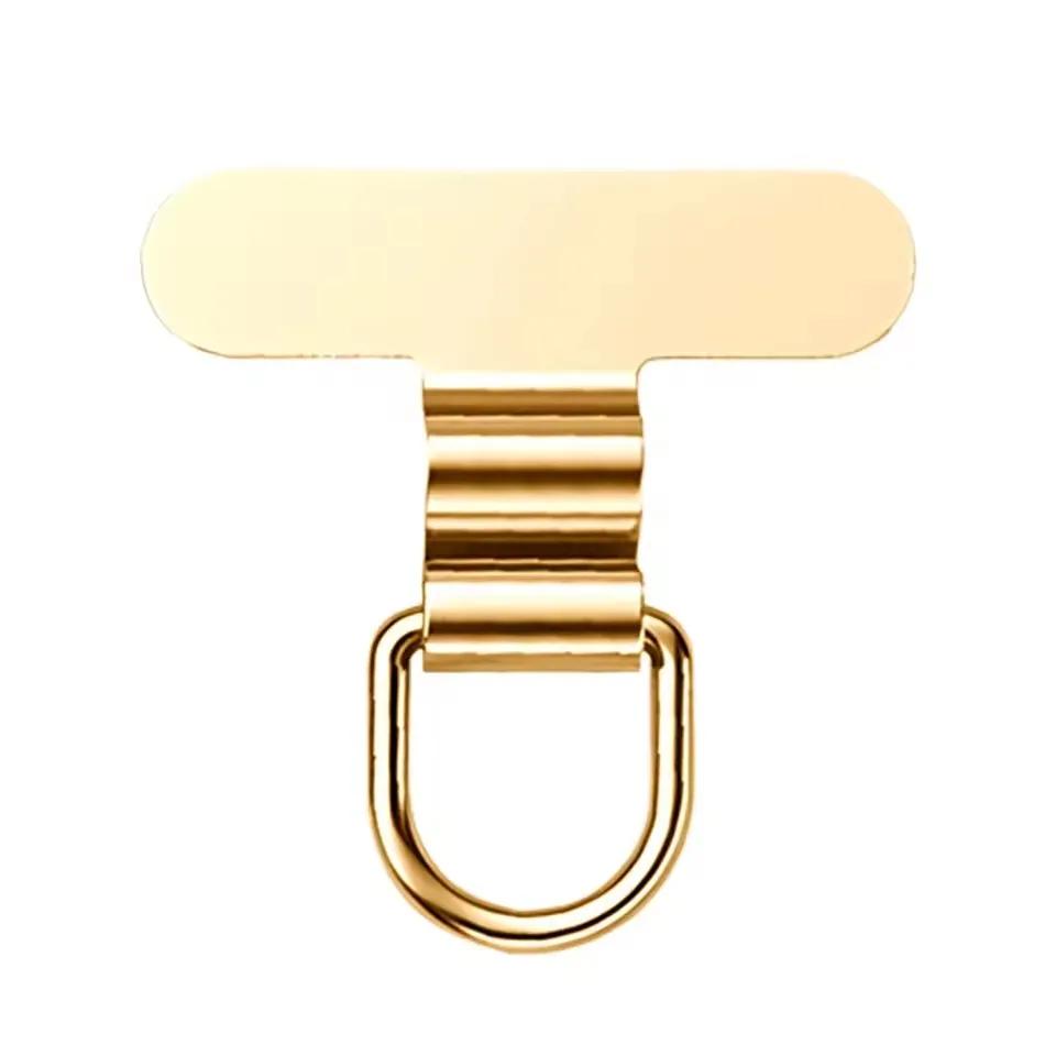 Xiaomi Mini Stainless Steel Mobile Phone Lanyard Tab Silent Hole Clip Charging Port Gasket Antilost Metal Mobile Phone Lanyard Tab Card
