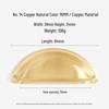 French Light Luxury Gold Brass Drawer Pull Handle