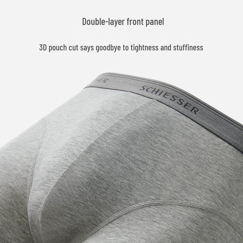 Shuya Shumei Men's Cotton Stretch Boxer Briefs (2-Pack)