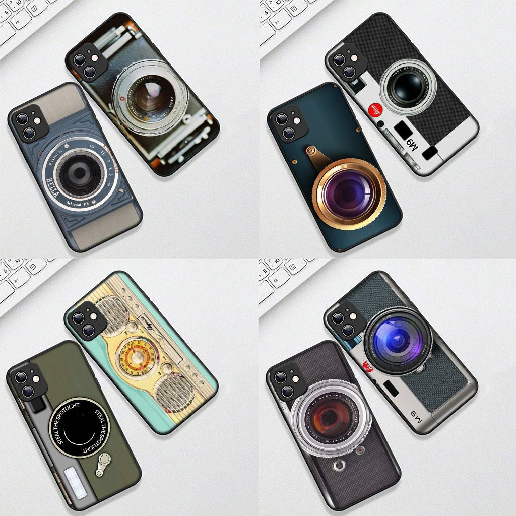 Retro Vintage Camera Casing Phone Cover for Huawei P30 P20 Mate 10 20 Lite Pro Y7 Y8S Y9A Y9 Prime P Smart 2019 Soft Case