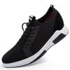 1717 Men'S Shoes Inner Height Increase Sports Shoes Spring And Summer Low-Top Mesh Cloth Surface Thick-Soled Foot Lace-Up Running Casual Shoes
